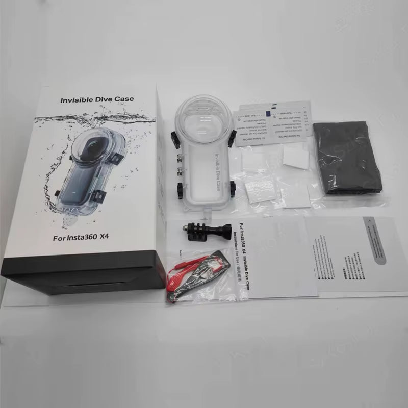 Dive Case for Insta 360 X4 Waterproof Housing Cover for  X4 Invisible Diving Case Underwater 50M Dive Shell Accessories