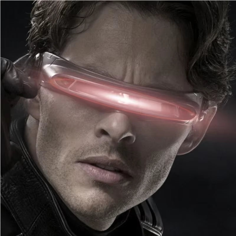 X-Man Sunglasses X-Men Cyclops Cosplay Polarized Sunglasses for Men Women Memory Material Shield Designer Sunglasses