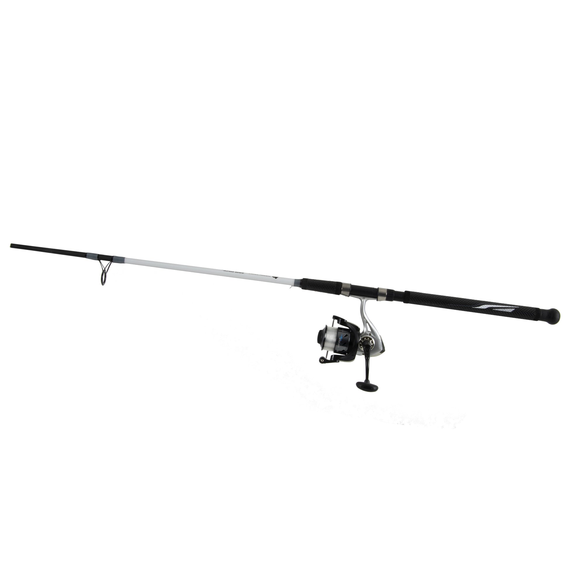 8' Medium Action Spinning Rod and Reel Combo with EVA Foam Grips and Ceramic Guides