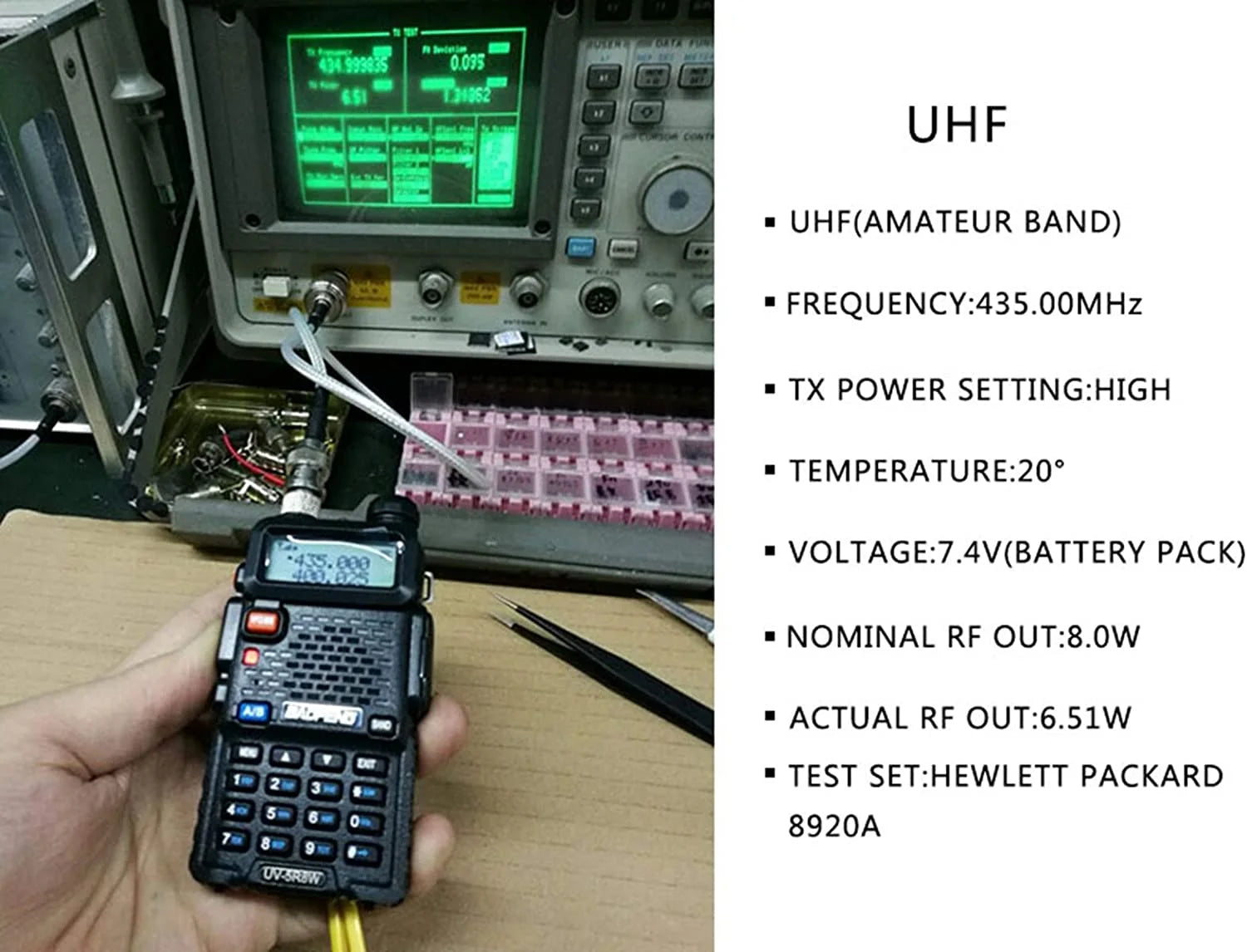 Ham Radio Upgrade UV-5R 8W Multi Band Handheld Long Range Walkie Talkies with Earpiece