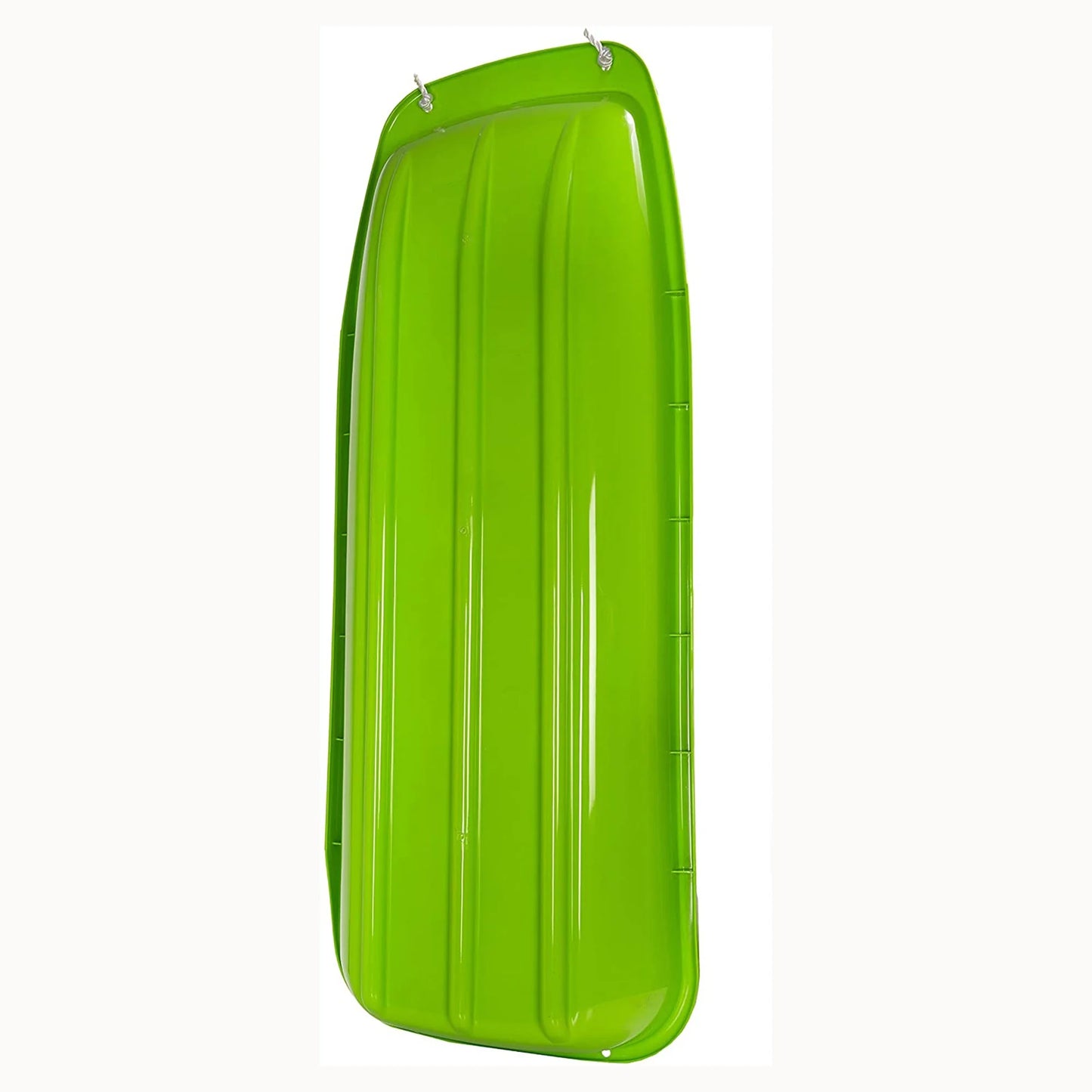 Snow Kids 48 Inch 1 Person Plastic Toboggan Sled, Green