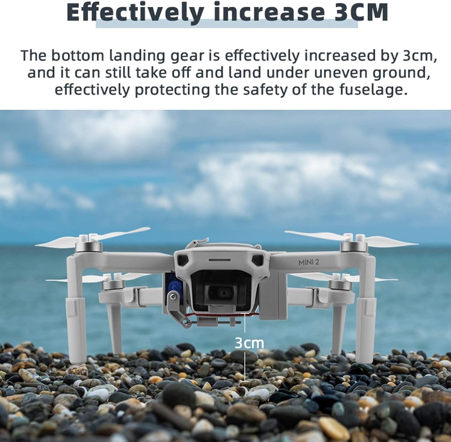 Mini 2 Airdrop System for DJI Mini 4K / Min 2 Se/Min 2 / Mavic Mni Payload Drop Device Drone Fishing Bait Release Wedding Ring Search Tools Dropper System with Landing Gear Accessories