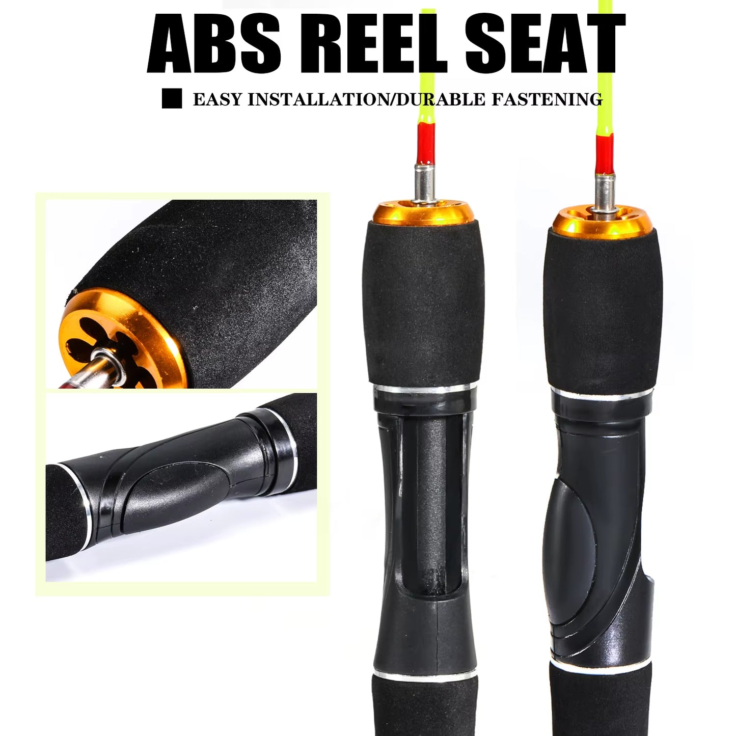 Ultralight Winter Ice Fishing Rod Portable Winter Ice Fishing Rod Spinning Casting Ice Winter Fishing Pole Tackle