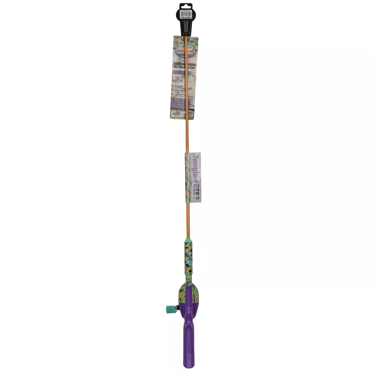 Kid Casters Fish Camo Tangle-Free Combo - Neon