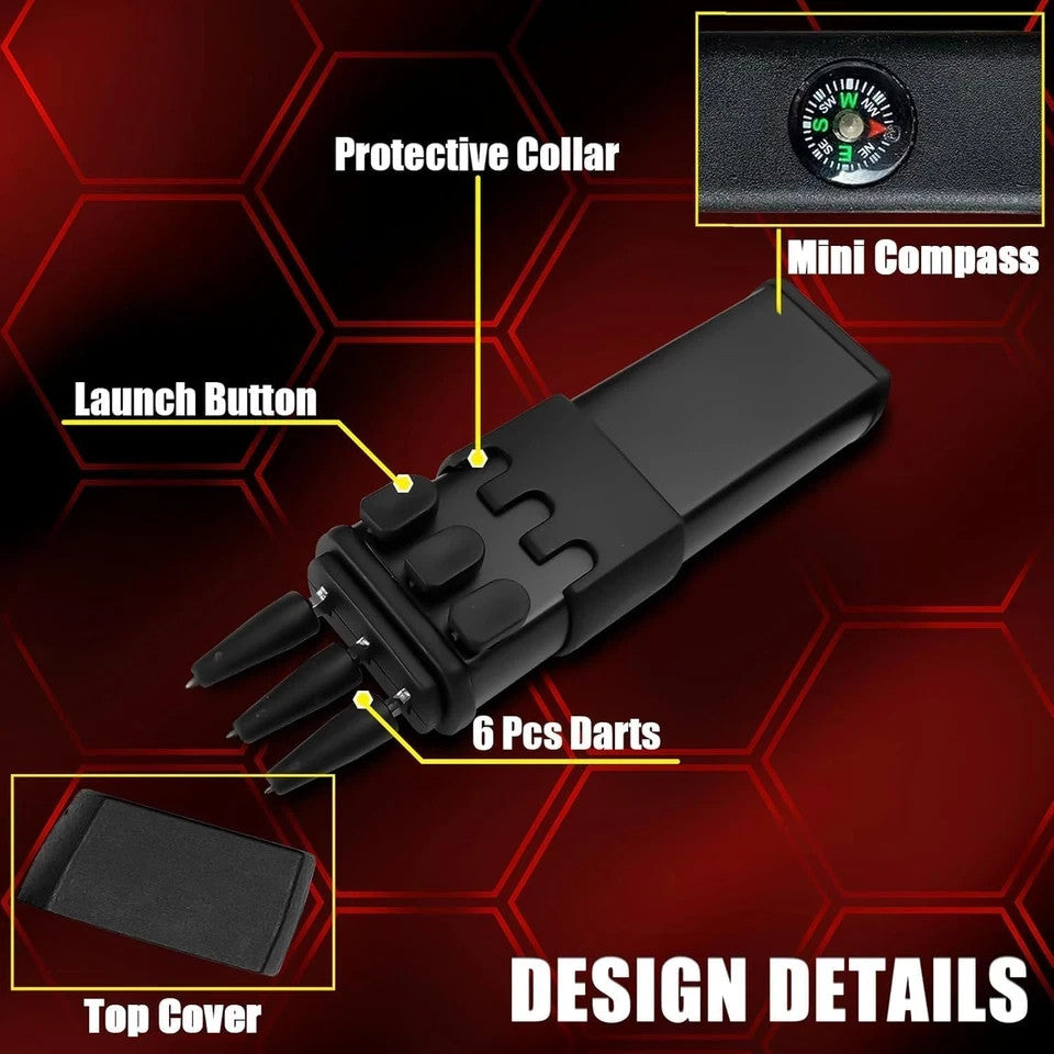 MADSABRE Ballistic Dart Launcher, Metal Darts Accurate Shooting for Hunting Camp