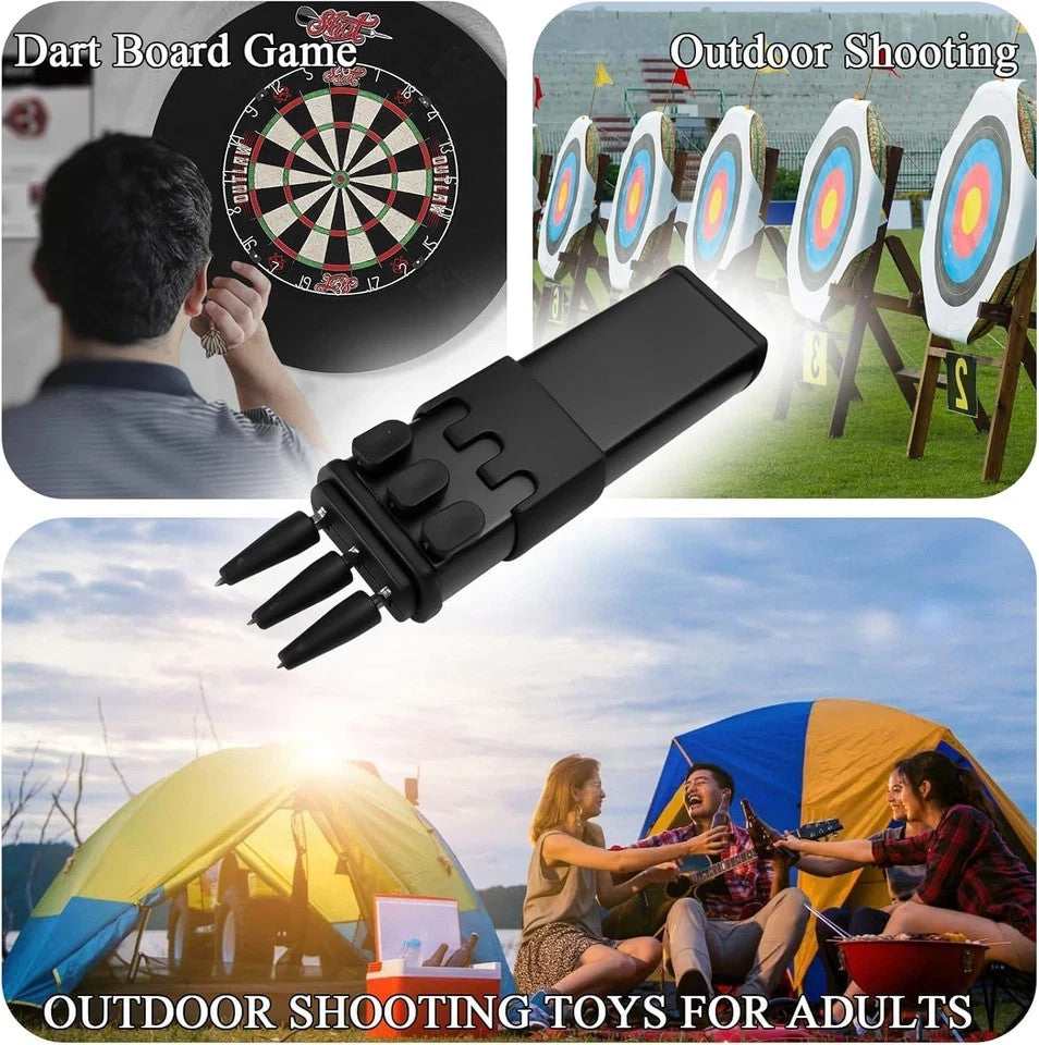 MADSABRE Ballistic Dart Launcher, Metal Darts Accurate Shooting for Hunting Camp