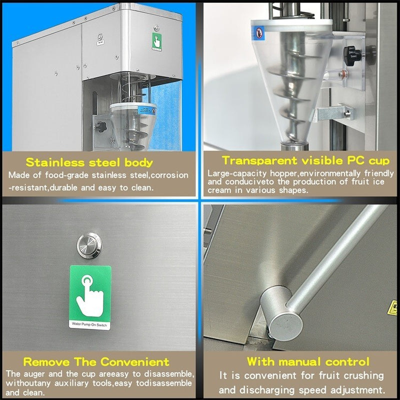 Commercial Swirl Machine Ice Cream Blending Machine Frozen Yogurt Blender