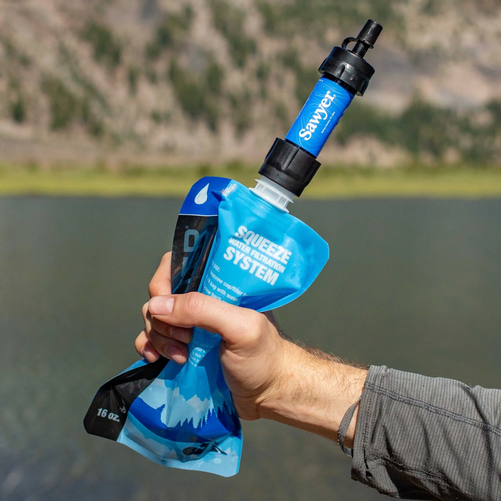 Products SP128 MINI Water Filtration System, Single, Blue