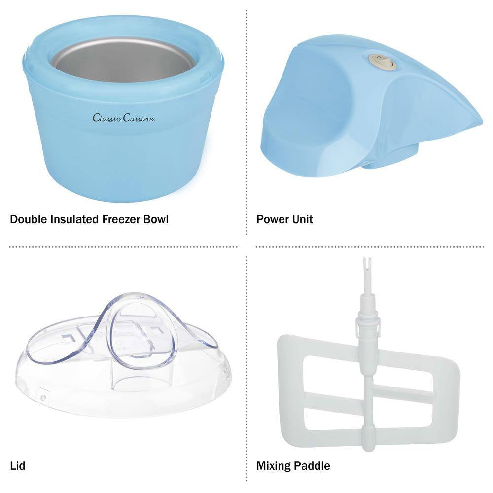 1 Qt. Ice Cream Maker, Blue