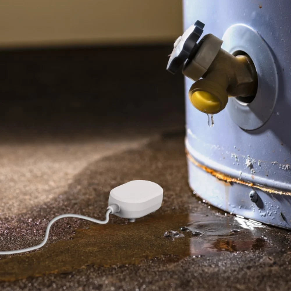 Water Leak Alarm Sensor, Home Water Detector, Wireless Wi-Fi Connection, No Hub Required, Smartphone Alerts, Early Flood Detection