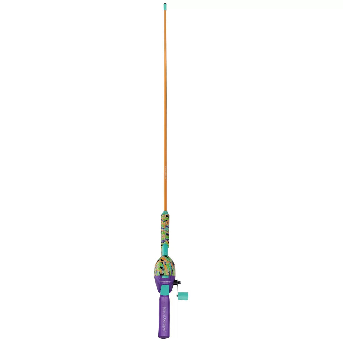 Kid Casters Fish Camo Tangle-Free Combo - Neon