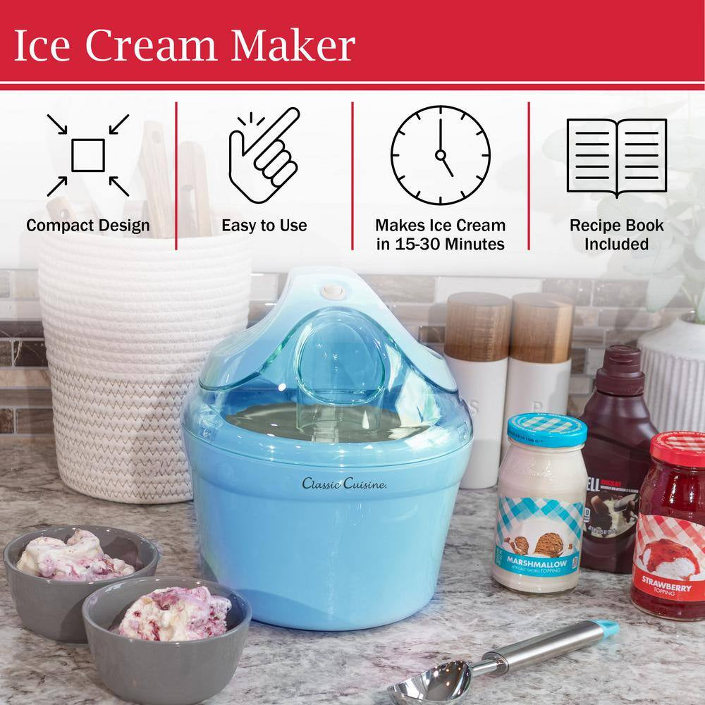 1 Qt. Ice Cream Maker, Blue