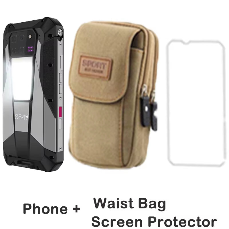 Tank 3 Pro Unihertz Rugged Projector Smartphone 23800Mah 5G Android14 Outdoor Phone 512GB+36GB 120W Fast Charging Dual Sim