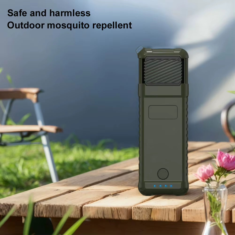 3 in 1 Portable Electric Mosquito Repeller 5000Mah Wireless Mosquito Repeller Power Bank Handheld Mosquito Repeller for Outdoor