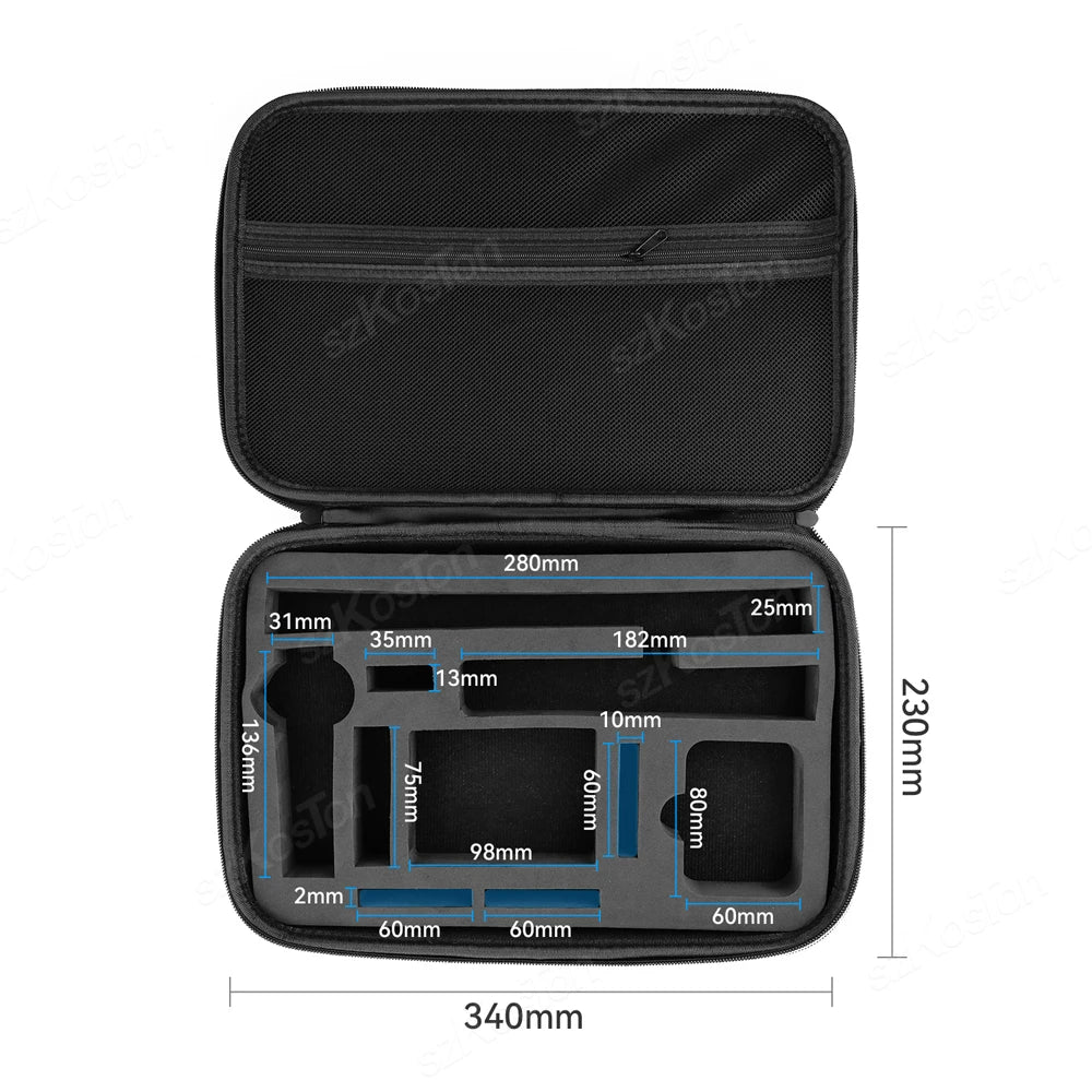 For Insta 360 X5 X4 Carrying Case for Insta 360 X4 X5 Storage Case Box Hard Shell Bag Travel Case for  X4 X5 Accessories