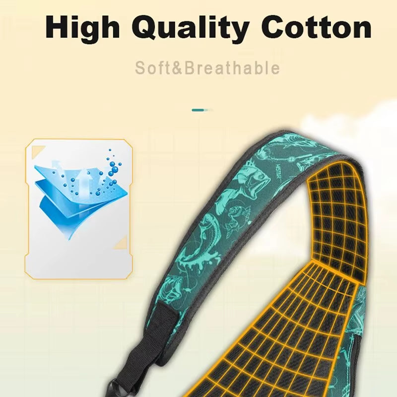 Spinning Casting Rod Bag Multi-Functional Big Capacity Waterproof Handbag Waist Crossbody Chest Fishing Backpack