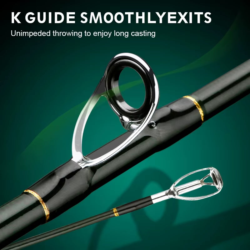 Travel Rod Spinning Casting Carbon Fishing Rod 1.8M/2.1M/2.4M Portable Fishing Rod Good Quality Fishing Tackle MACARS