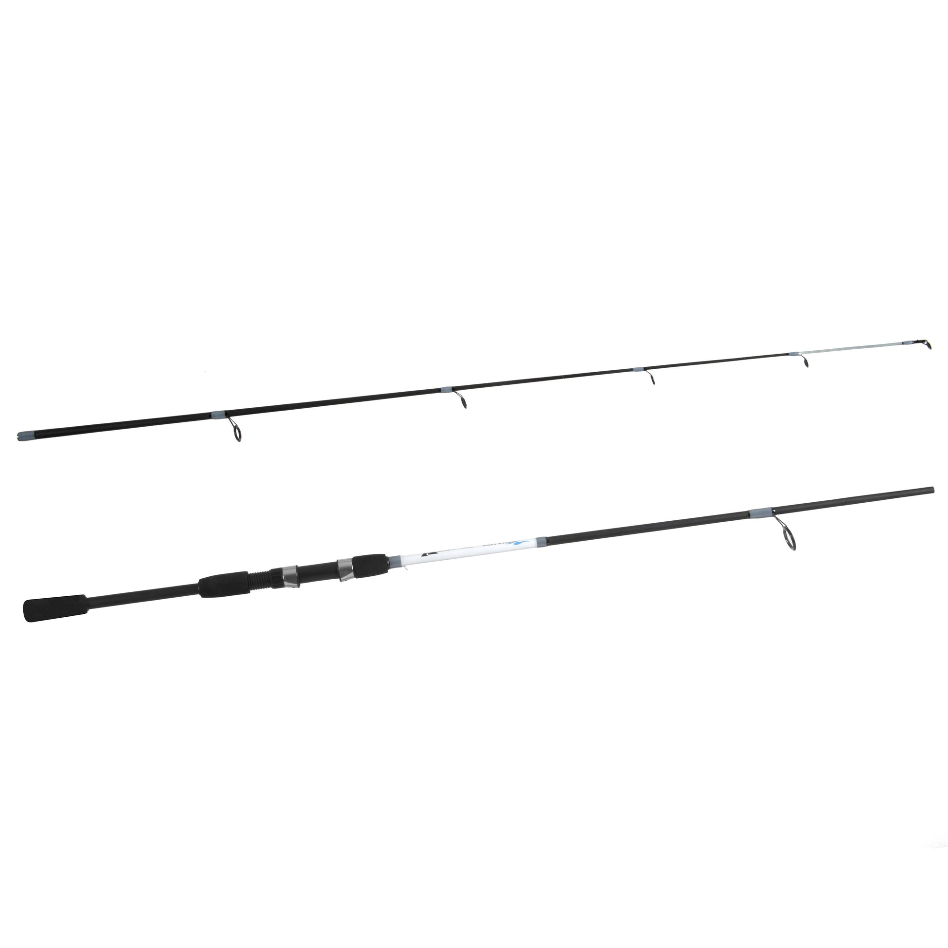 8' Medium Action Spinning Rod and Reel Combo with EVA Foam Grips and Ceramic Guides