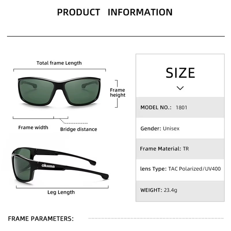 Sports Sunglasses TR90 Men'S and Women'S Polarized Sunglasses Cycling Sunglasses Men'S Fishing Glasses