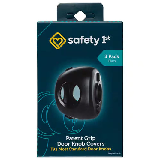 Parent Grip Charcoal Door Knob Covers (4-Pack)